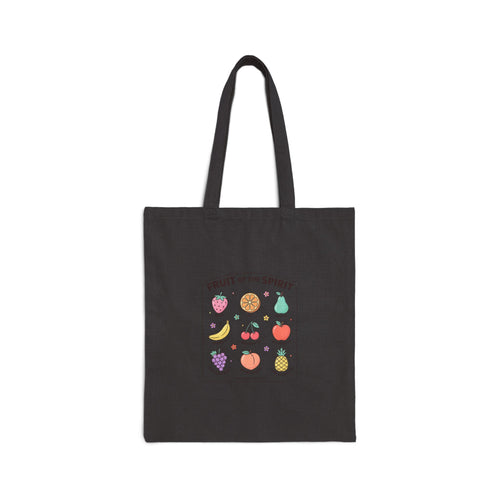 Fruit of the Spirit Tote | Christian Rainbow Scripture Illustration